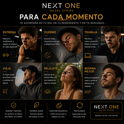 TIRAS NASALES MAGNETICAS - NEXT ONE