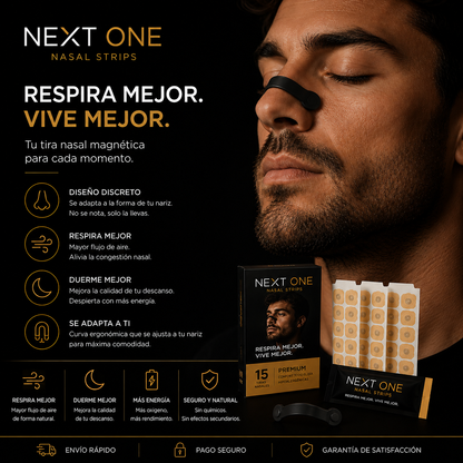 TIRAS NASALES MAGNETICAS - NEXT ONE